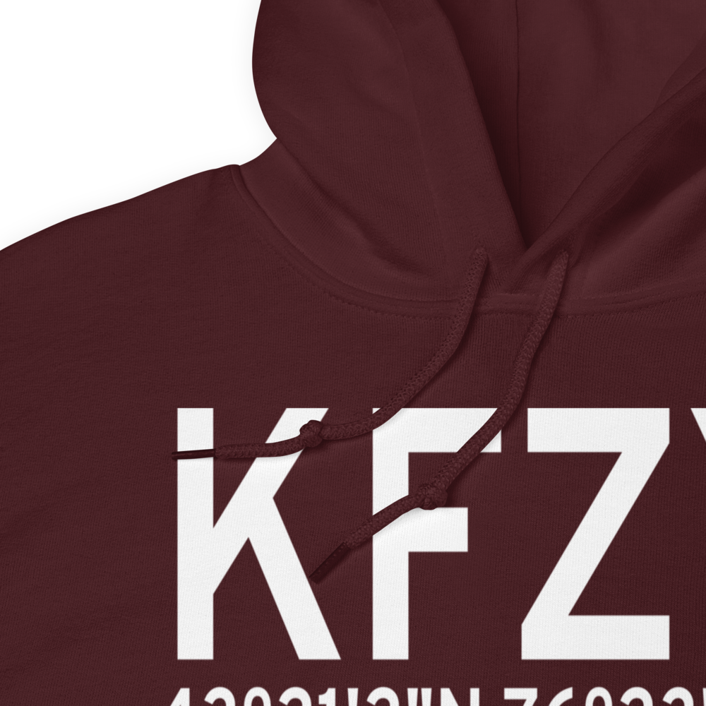 Oswego County Airport (KFZY) ICAO Hoodie Sweatshirt 