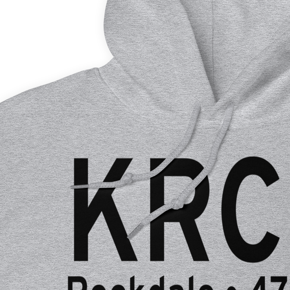 H H Coffield Regional Airport (KRCK) ICAO Hoodie Sweatshirt 