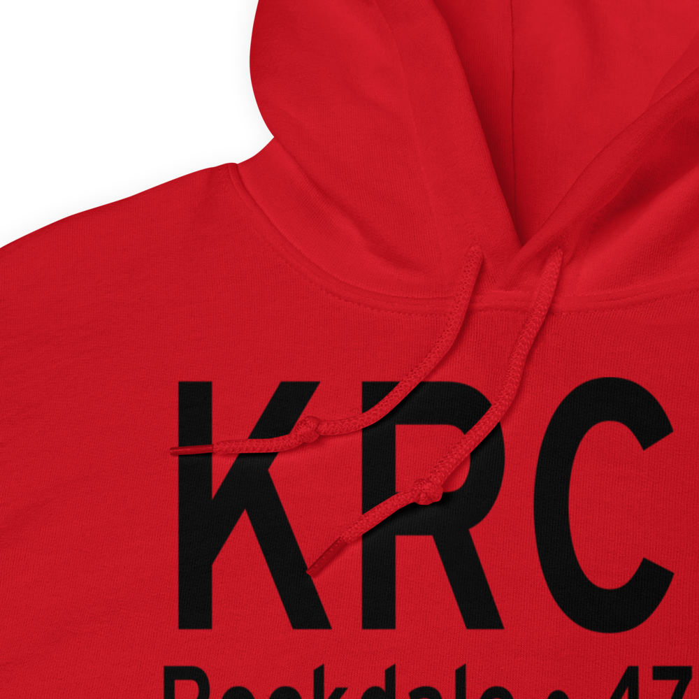 H H Coffield Regional Airport (KRCK) ICAO Hoodie Sweatshirt 