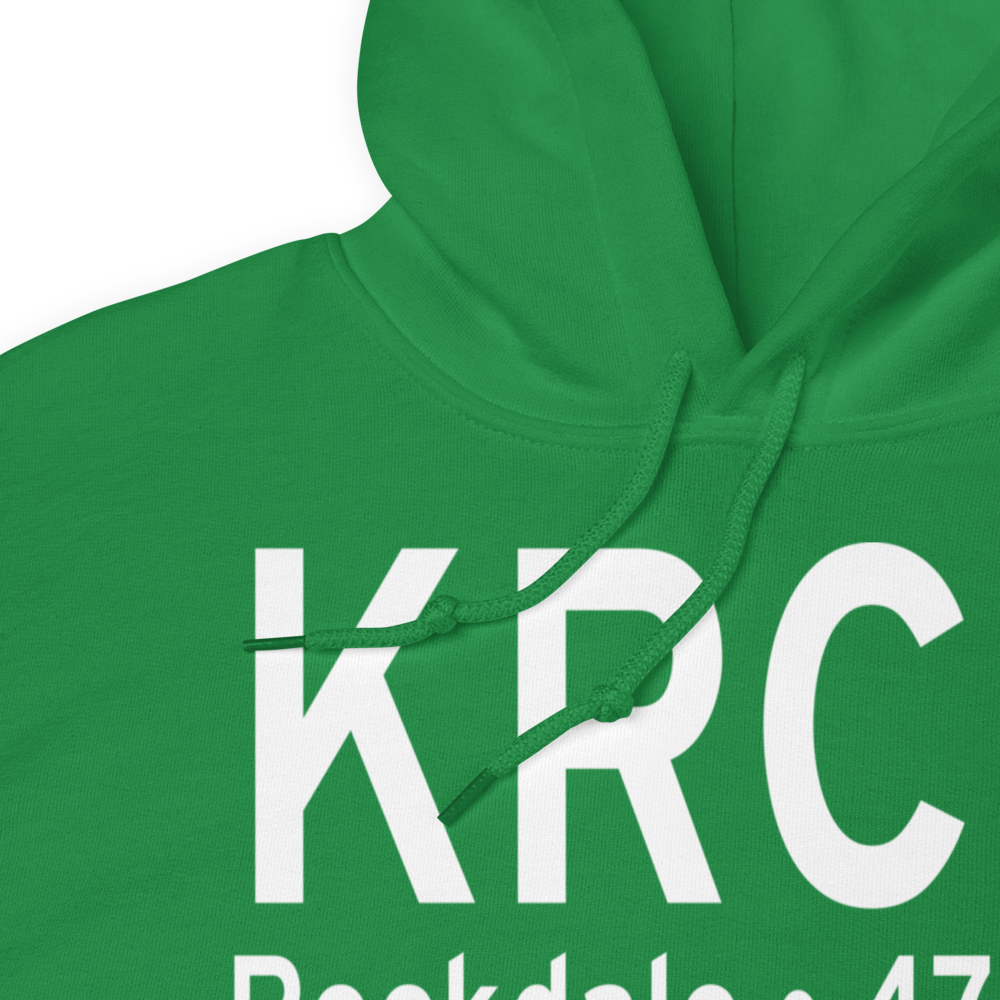 H H Coffield Regional Airport (KRCK) ICAO Hoodie Sweatshirt 