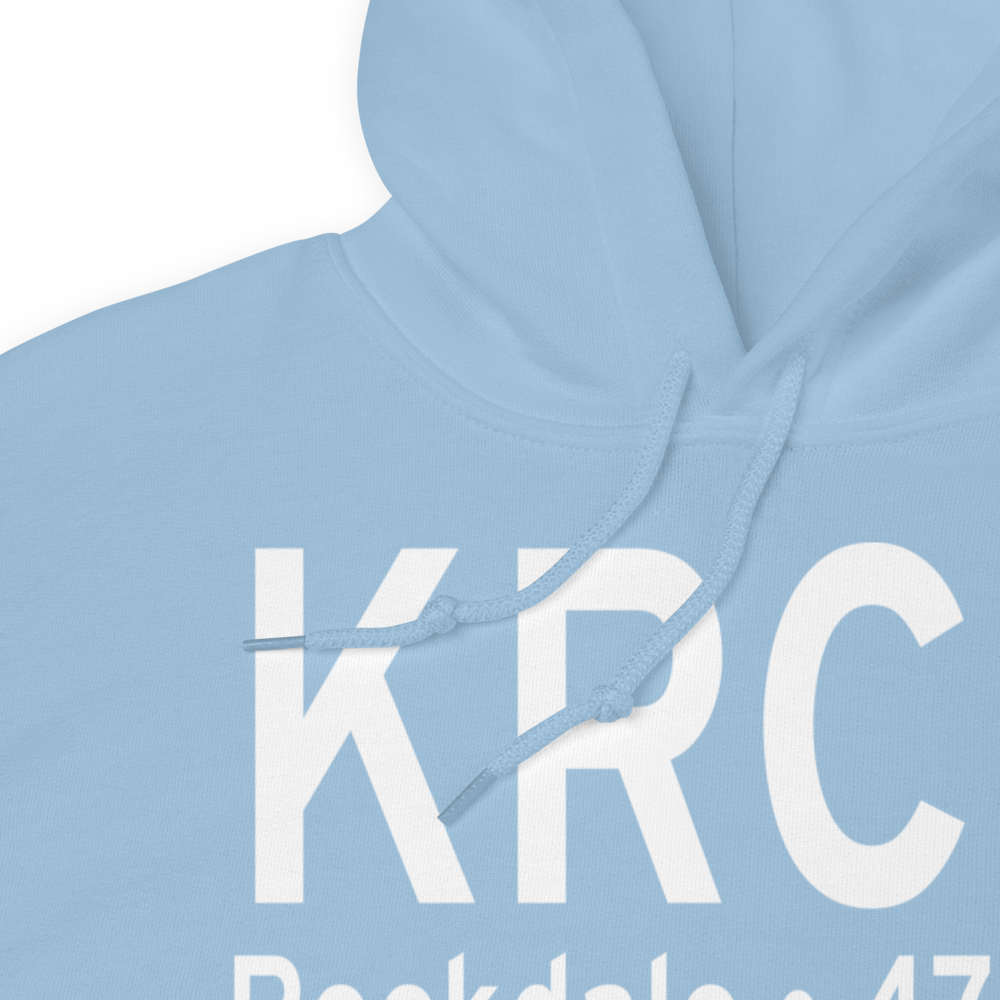 H H Coffield Regional Airport (KRCK) ICAO Hoodie Sweatshirt 