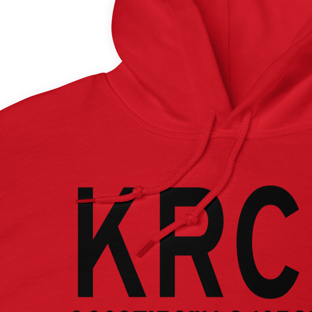 H H Coffield Regional Airport (KRCK) ICAO Hoodie Sweatshirt 