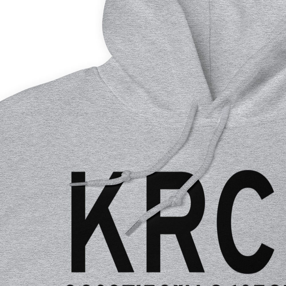 H H Coffield Regional Airport (KRCK) ICAO Hoodie Sweatshirt 