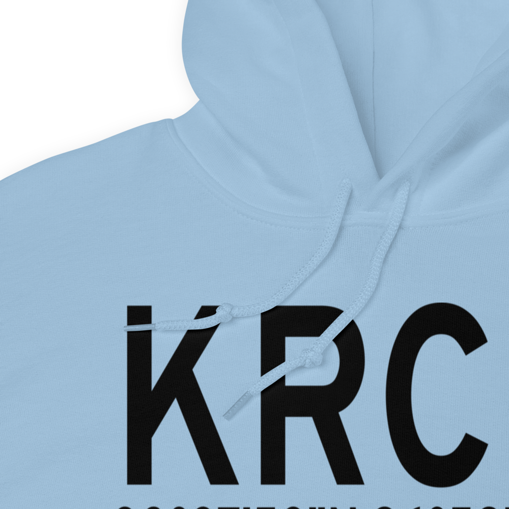 H H Coffield Regional Airport (KRCK) ICAO Hoodie Sweatshirt 