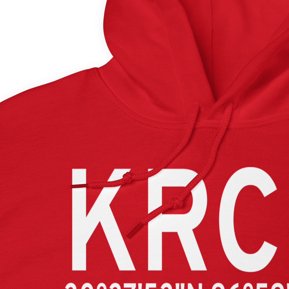 H H Coffield Regional Airport (KRCK) ICAO Hoodie Sweatshirt 
