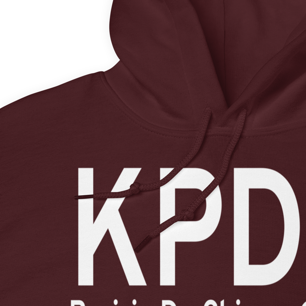Prairie Du Chien Municipal Airport (KPDC) ICAO Hoodie Sweatshirt 