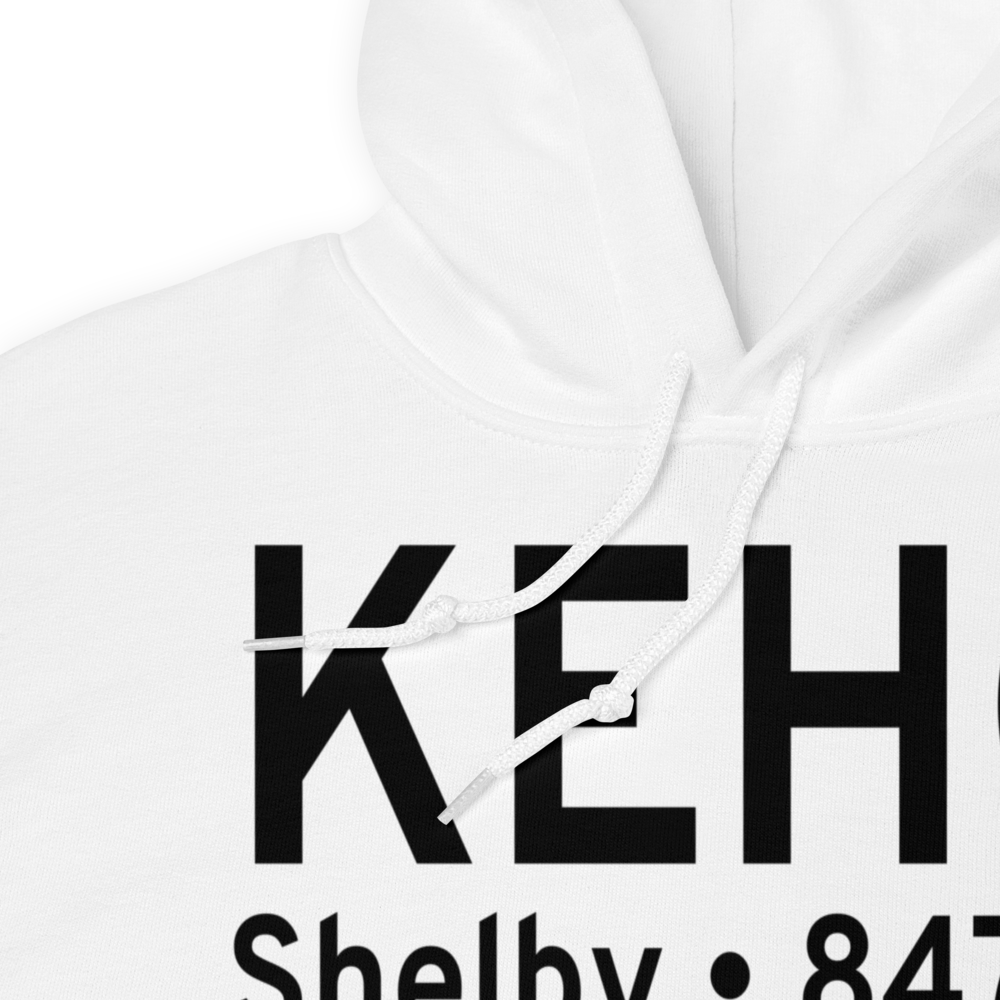 Shelby-Cleveland County Regional Airport (KEHO) ICAO Hoodie Sweatshirt 