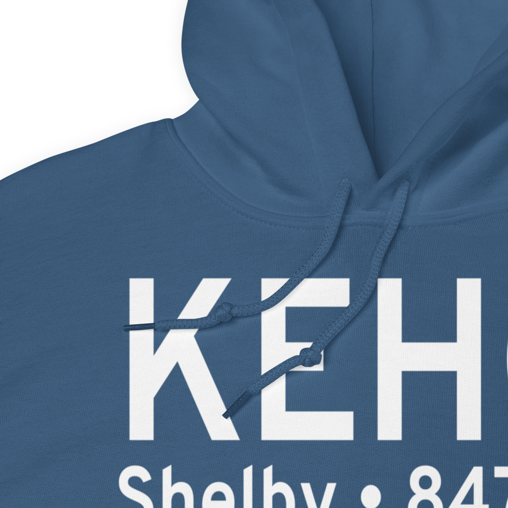 Shelby-Cleveland County Regional Airport (KEHO) ICAO Hoodie Sweatshirt 