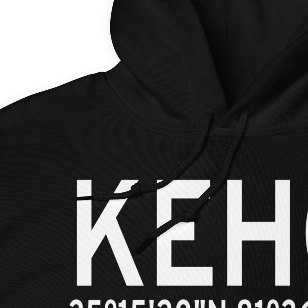 Shelby-Cleveland County Regional Airport (KEHO) ICAO Hoodie Sweatshirt 