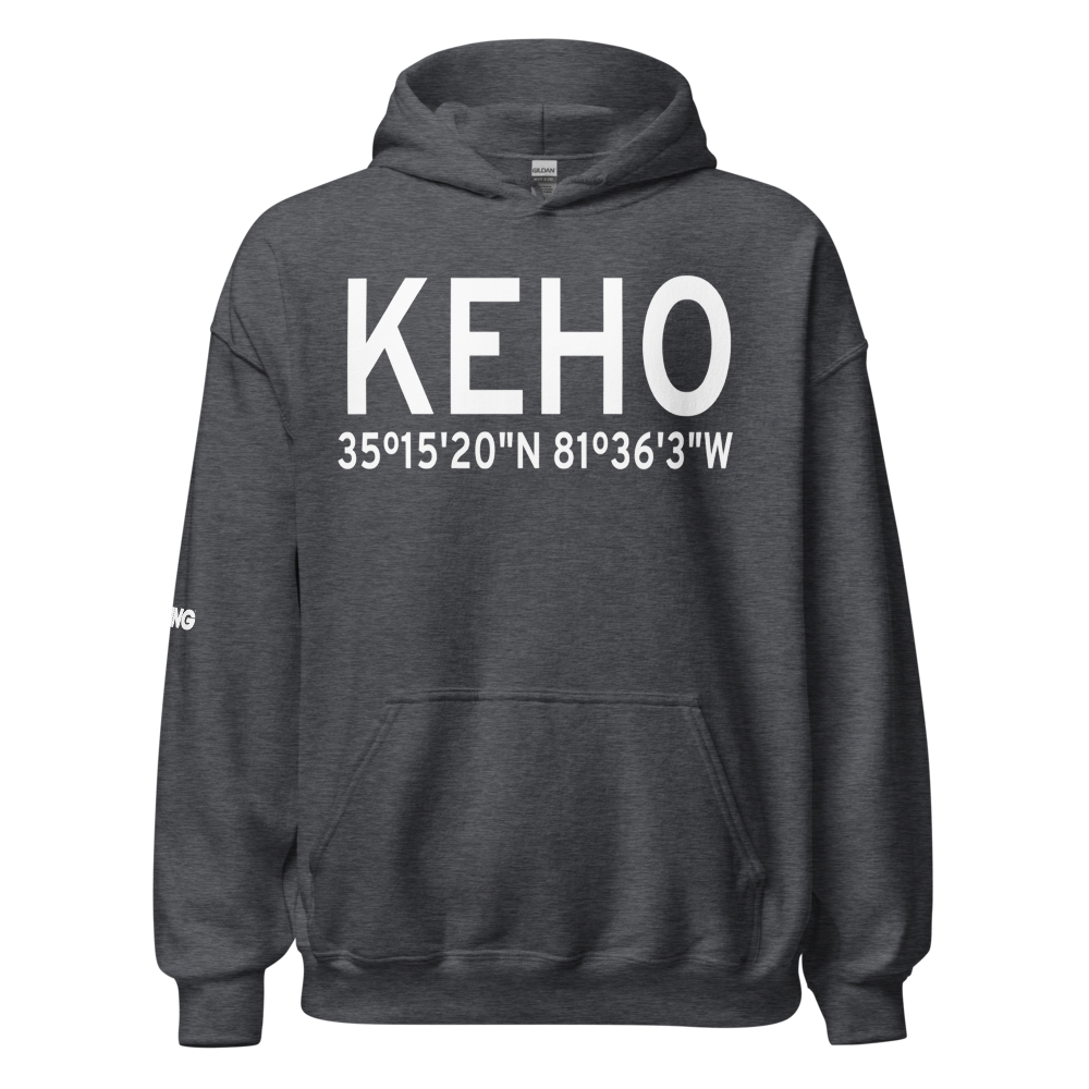Shelby-Cleveland County Regional Airport (KEHO) ICAO Hoodie Sweatshirt 