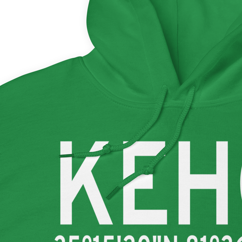 Shelby-Cleveland County Regional Airport (KEHO) ICAO Hoodie Sweatshirt 