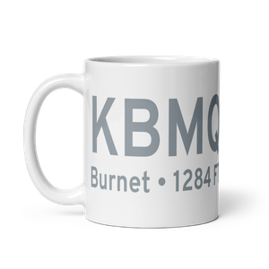 Burnet Municipal Kate Craddock Field (KBMQ) ICAO Mug