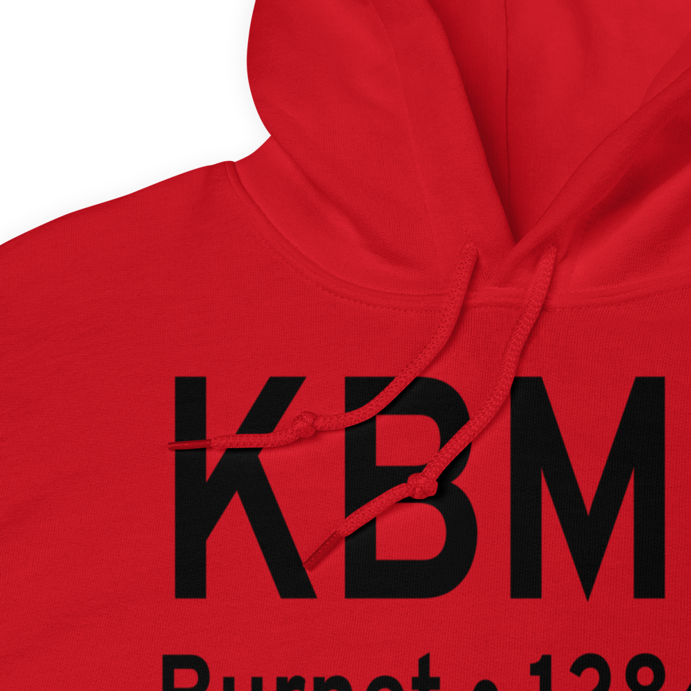 Burnet Municipal Kate Craddock Field (KBMQ) ICAO Hoodie Sweatshirt 
