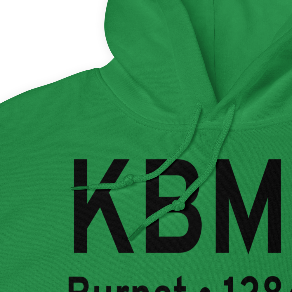 Burnet Municipal Kate Craddock Field (KBMQ) ICAO Hoodie Sweatshirt 