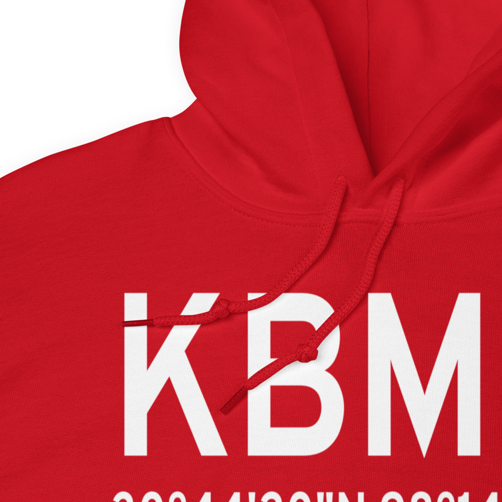 Burnet Municipal Kate Craddock Field (KBMQ) ICAO Hoodie Sweatshirt 