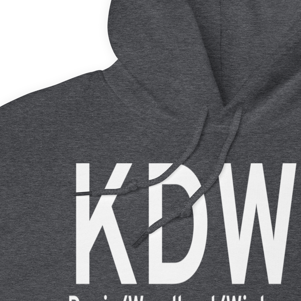 Yolo County Davis Woodland Winters Airport (KDWA) ICAO Hoodie Sweatshirt 