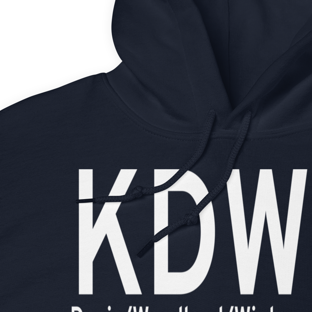 Yolo County Davis Woodland Winters Airport (KDWA) ICAO Hoodie Sweatshirt 