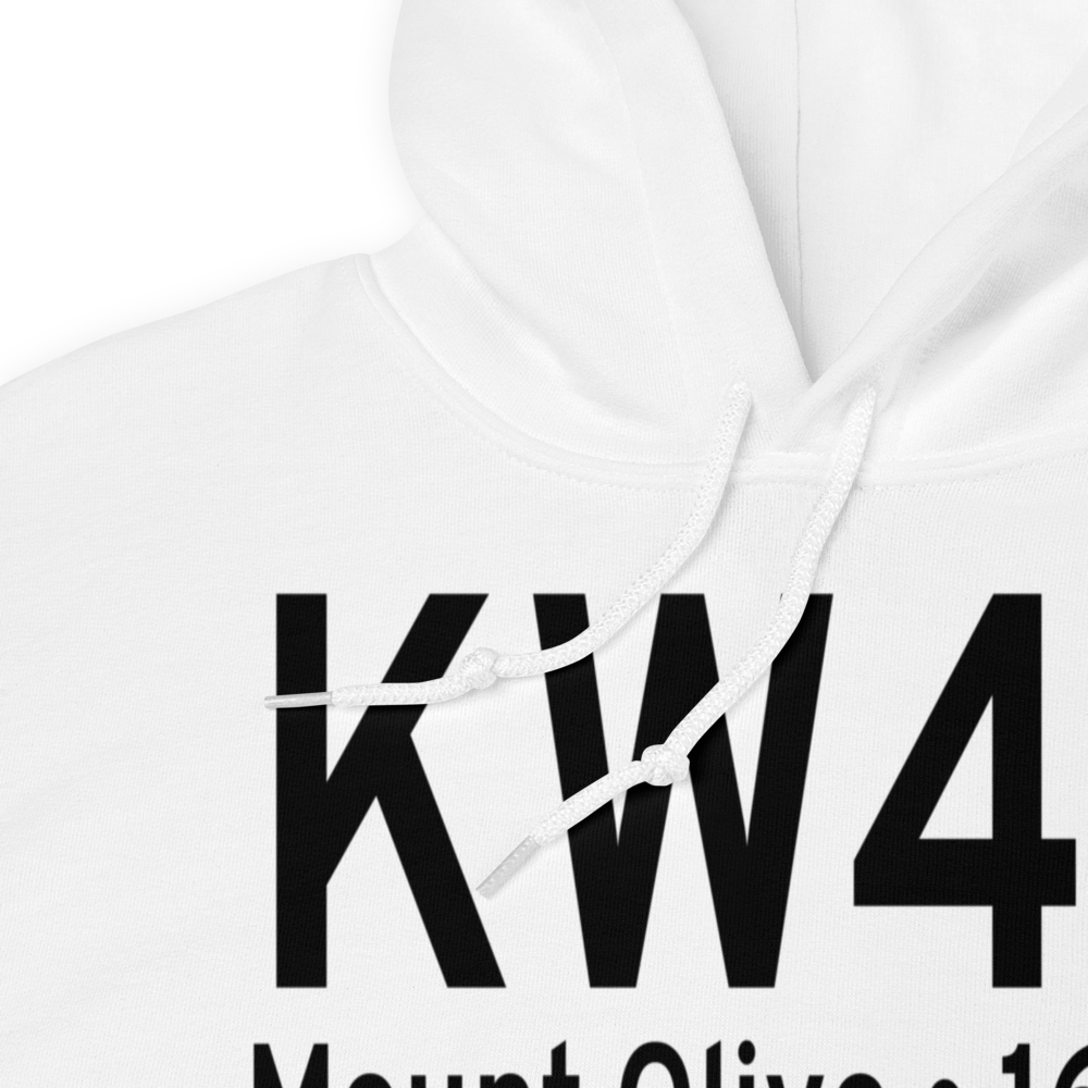 Mount Olive Municipal Airport (KW40) ICAO Hoodie Sweatshirt 