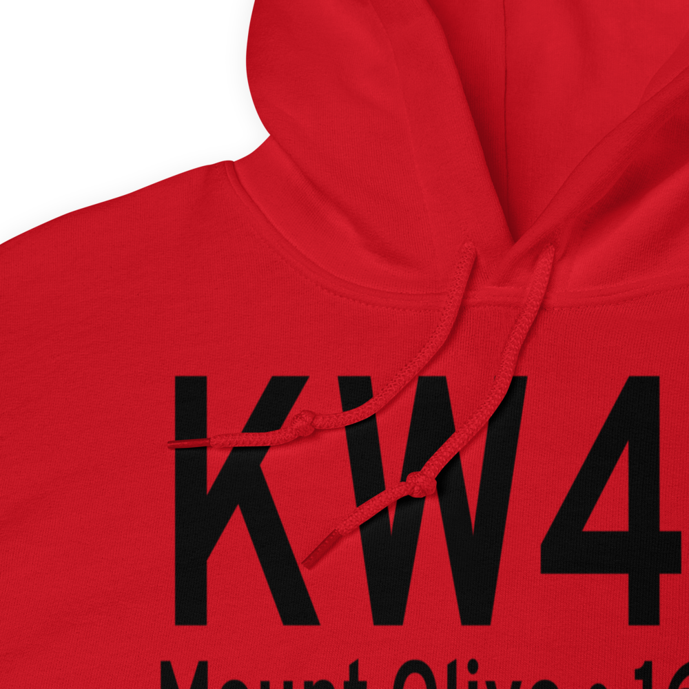 Mount Olive Municipal Airport (KW40) ICAO Hoodie Sweatshirt 