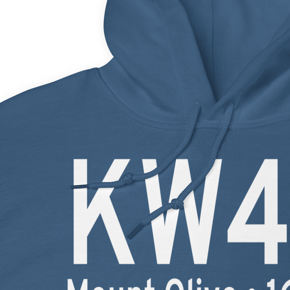 Mount Olive Municipal Airport (KW40) ICAO Hoodie Sweatshirt 