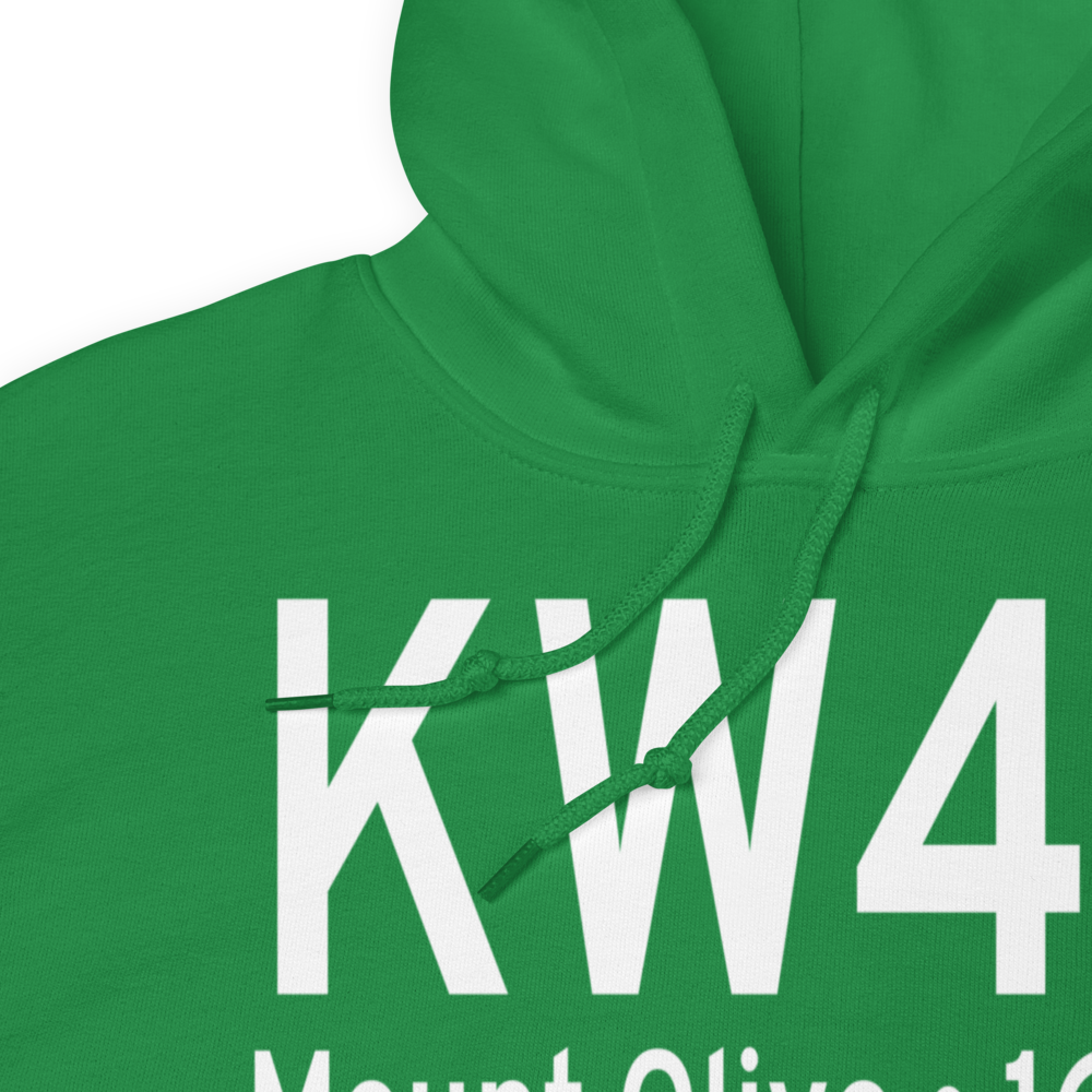 Mount Olive Municipal Airport (KW40) ICAO Hoodie Sweatshirt 