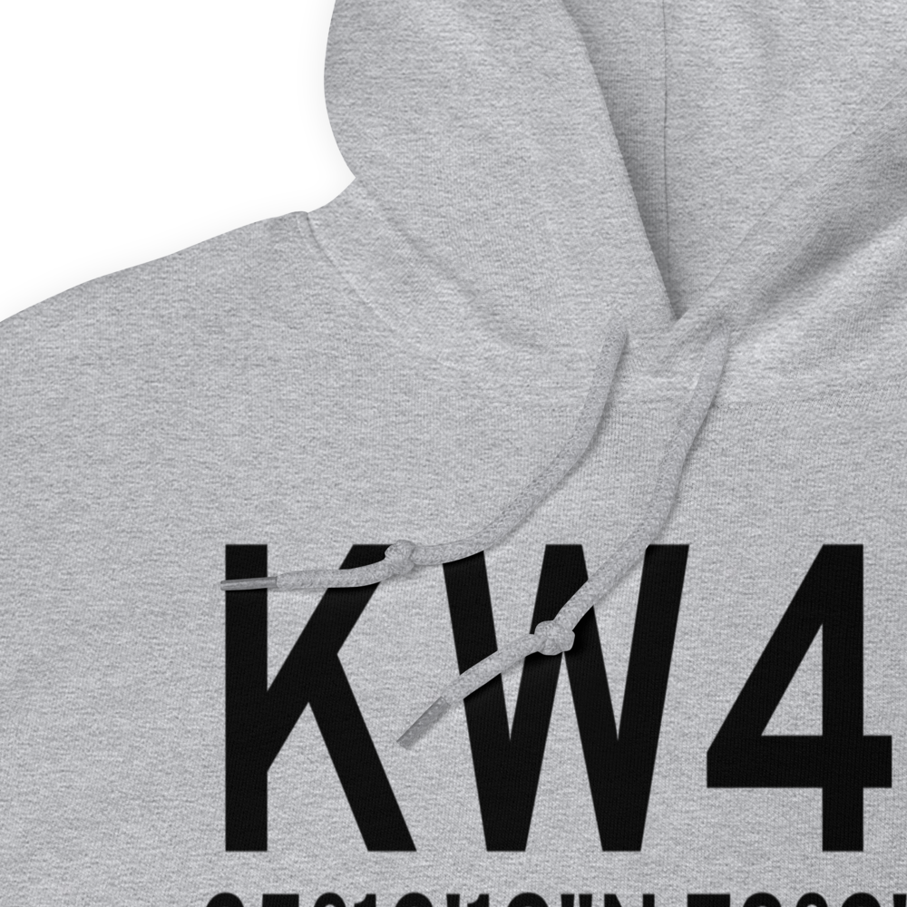Mount Olive Municipal Airport (KW40) ICAO Hoodie Sweatshirt 