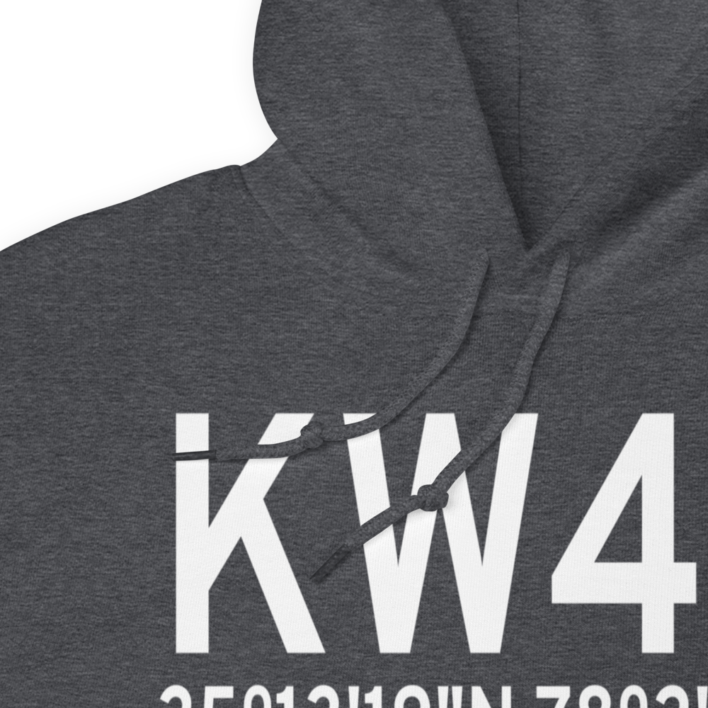 Mount Olive Municipal Airport (KW40) ICAO Hoodie Sweatshirt 