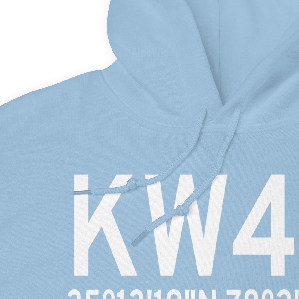 Mount Olive Municipal Airport (KW40) ICAO Hoodie Sweatshirt 