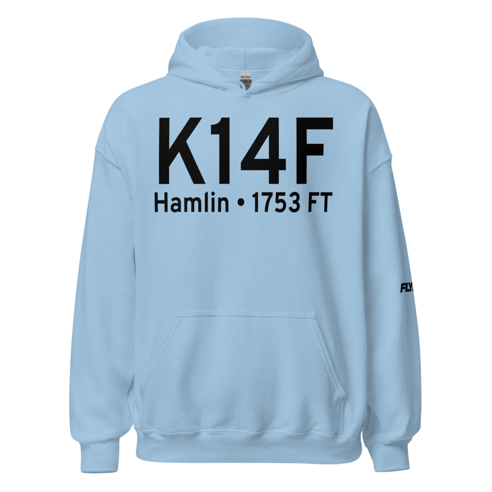 Hamlin Airport (K14F) ICAO Hoodie Sweatshirt 