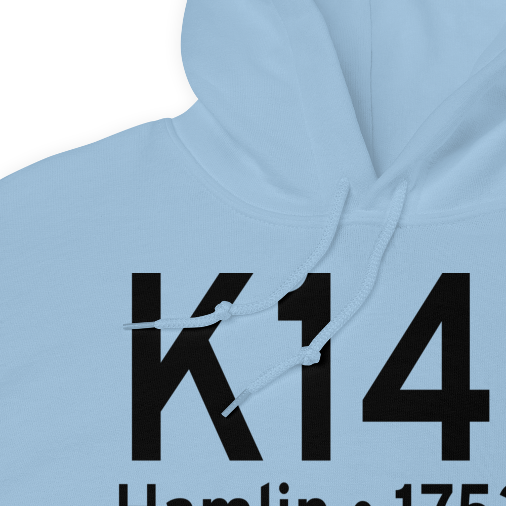 Hamlin Airport (K14F) ICAO Hoodie Sweatshirt 