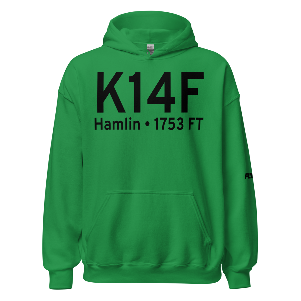 Hamlin Airport (K14F) ICAO Hoodie Sweatshirt 
