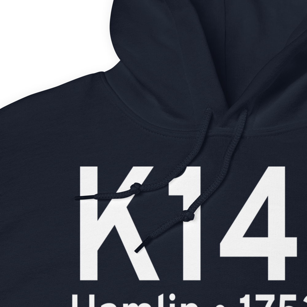 Hamlin Airport (K14F) ICAO Hoodie Sweatshirt 