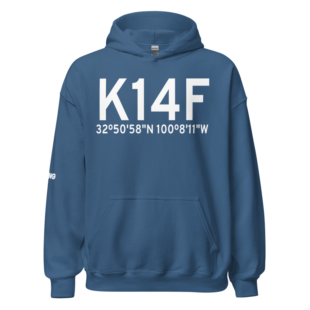 Hamlin Airport (K14F) ICAO Hoodie Sweatshirt 
