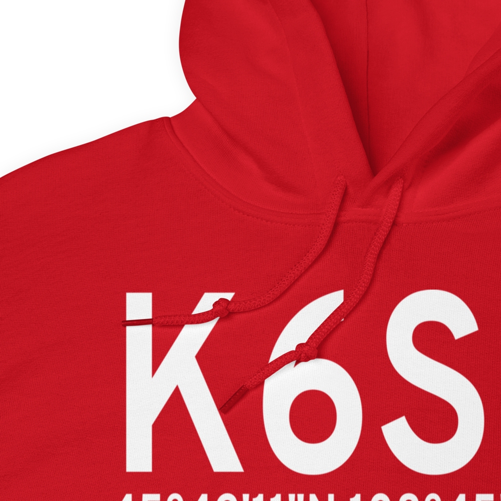 Laurel Municipal Airport (K6S8) ICAO Hoodie Sweatshirt 