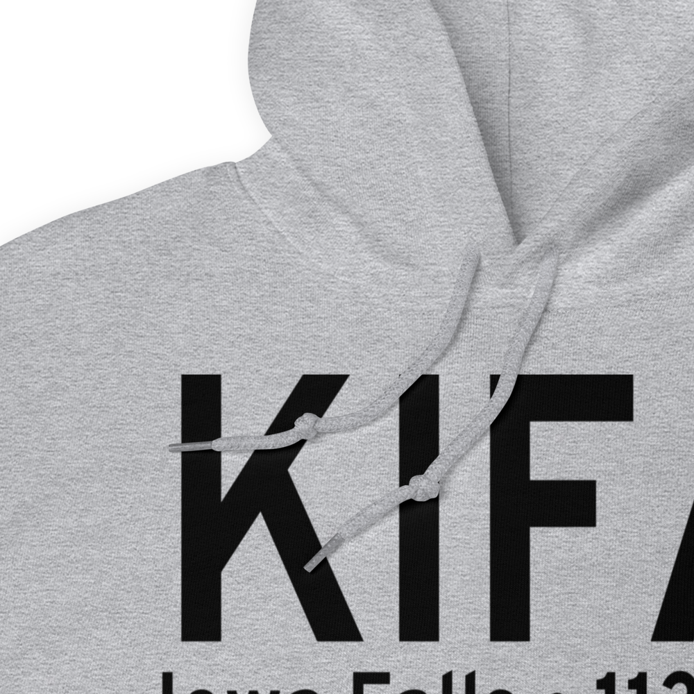 Iowa Falls Municipal Airport (KIFA) ICAO Hoodie Sweatshirt 