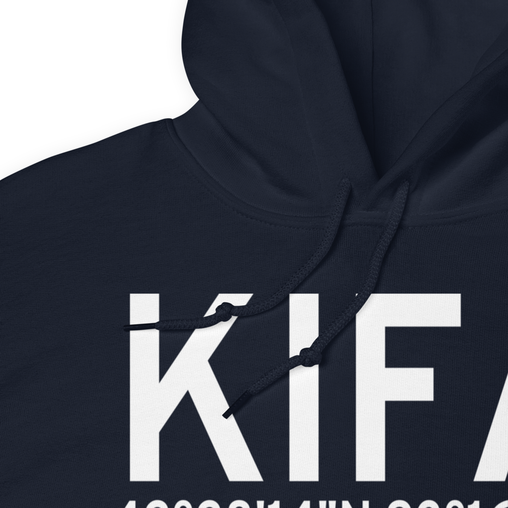 Iowa Falls Municipal Airport (KIFA) ICAO Hoodie Sweatshirt 