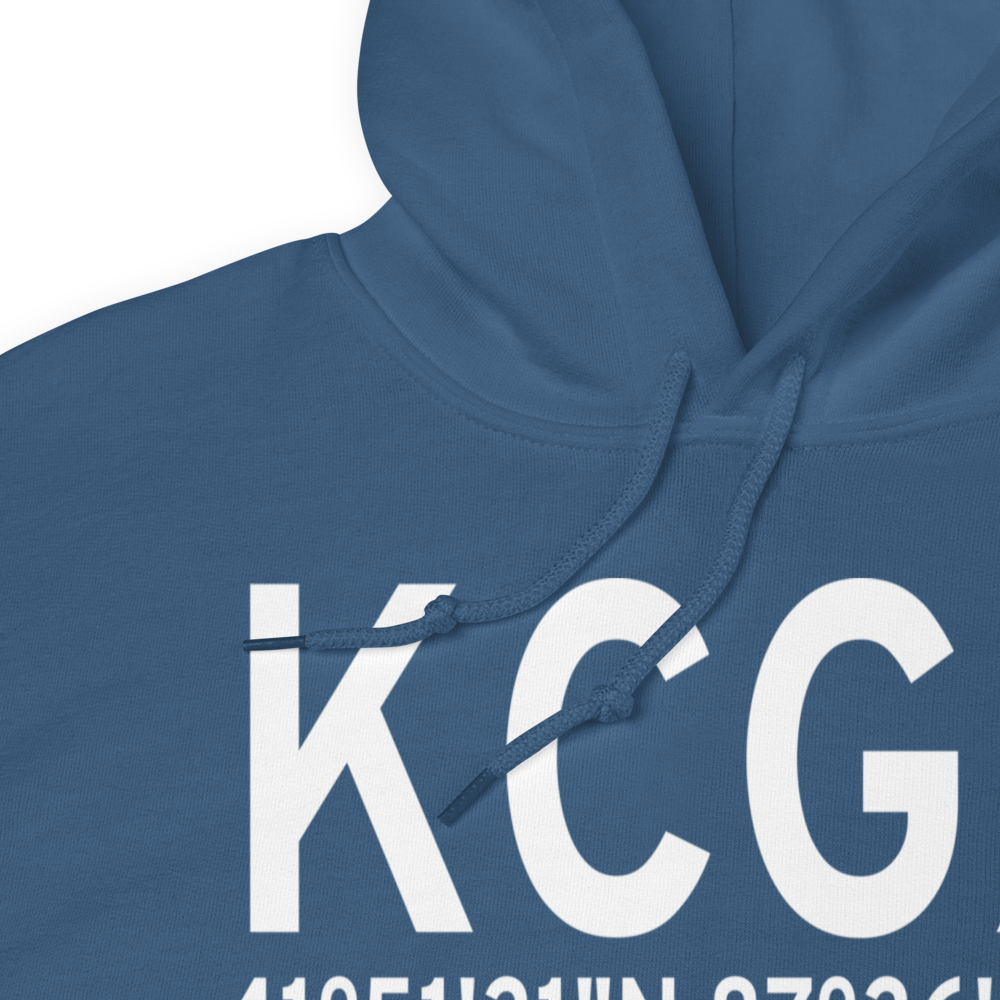 Chicago Meigs Airport (KCGX) ICAO Hoodie Sweatshirt 