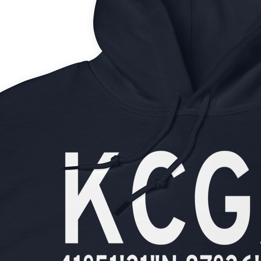 Chicago Meigs Airport (KCGX) ICAO Hoodie Sweatshirt 