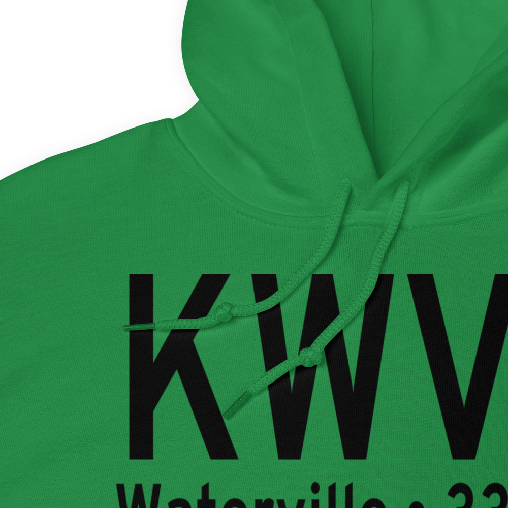Waterville Robert Lafleur Airport (KWVL) ICAO Hoodie Sweatshirt 