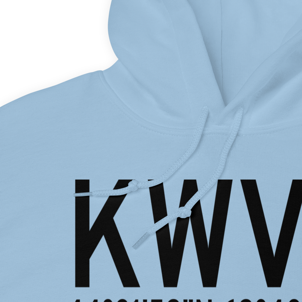 Waterville Robert Lafleur Airport (KWVL) ICAO Hoodie Sweatshirt 