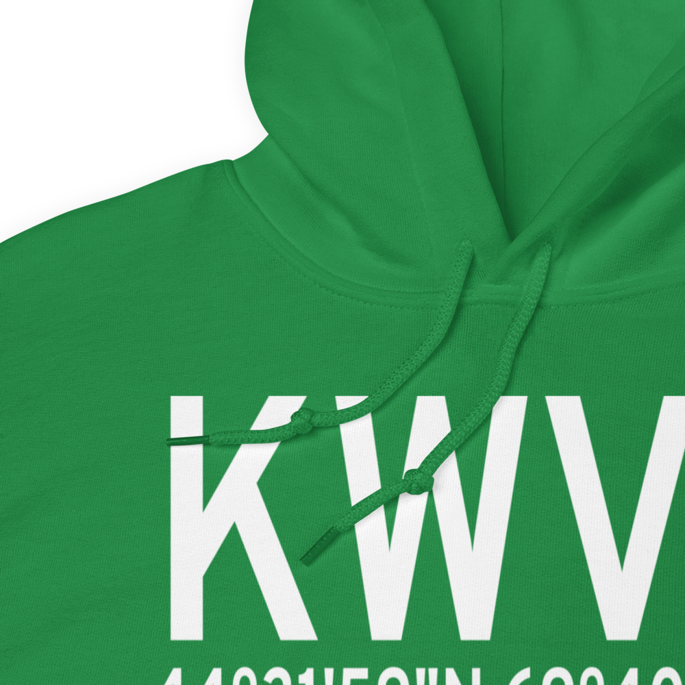 Waterville Robert Lafleur Airport (KWVL) ICAO Hoodie Sweatshirt 