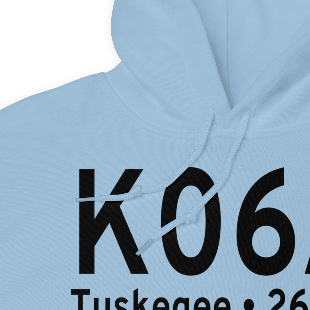 Moton Field Municipal Airport (K06A) ICAO Hoodie Sweatshirt 
