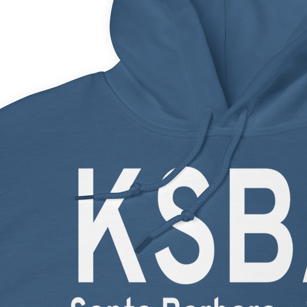 Santa Barbara Municipal Airport (KSBA) ICAO Hoodie Sweatshirt 