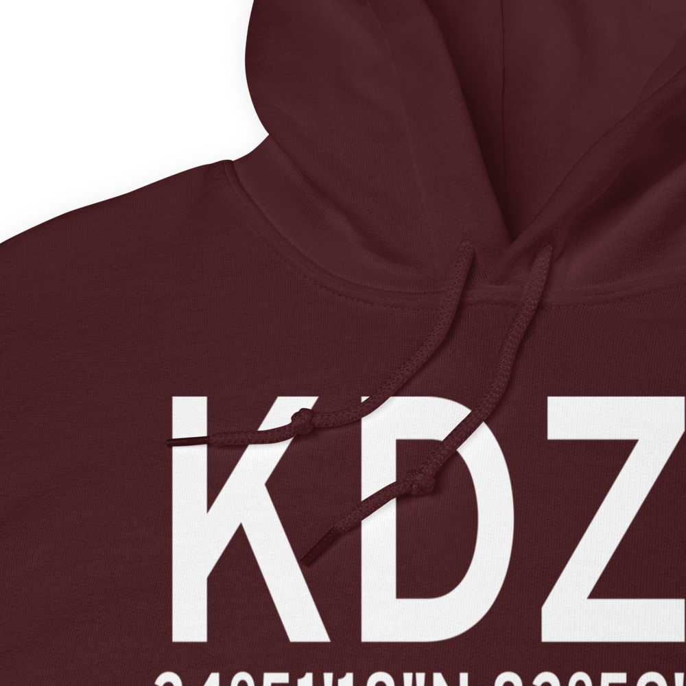 Blairsville Airport (KDZJ) ICAO Hoodie Sweatshirt 