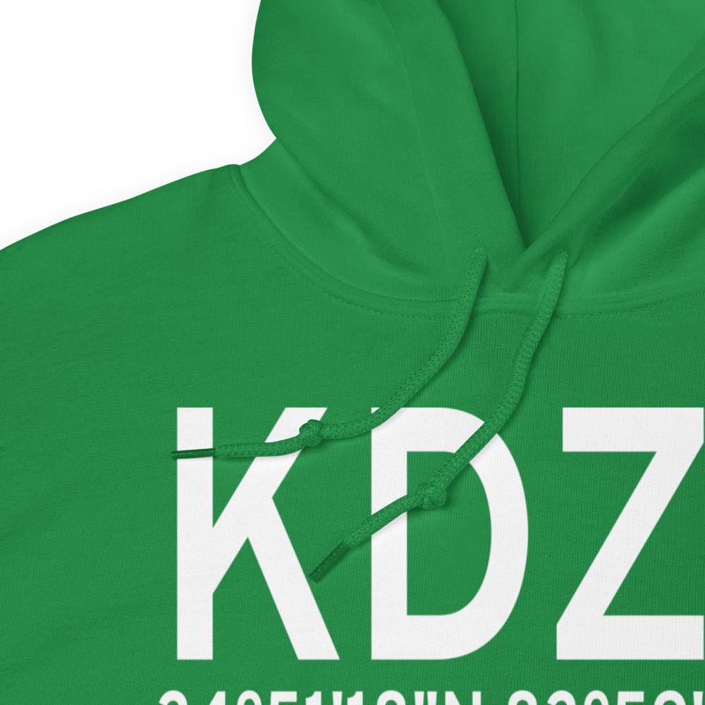 Blairsville Airport (KDZJ) ICAO Hoodie Sweatshirt 