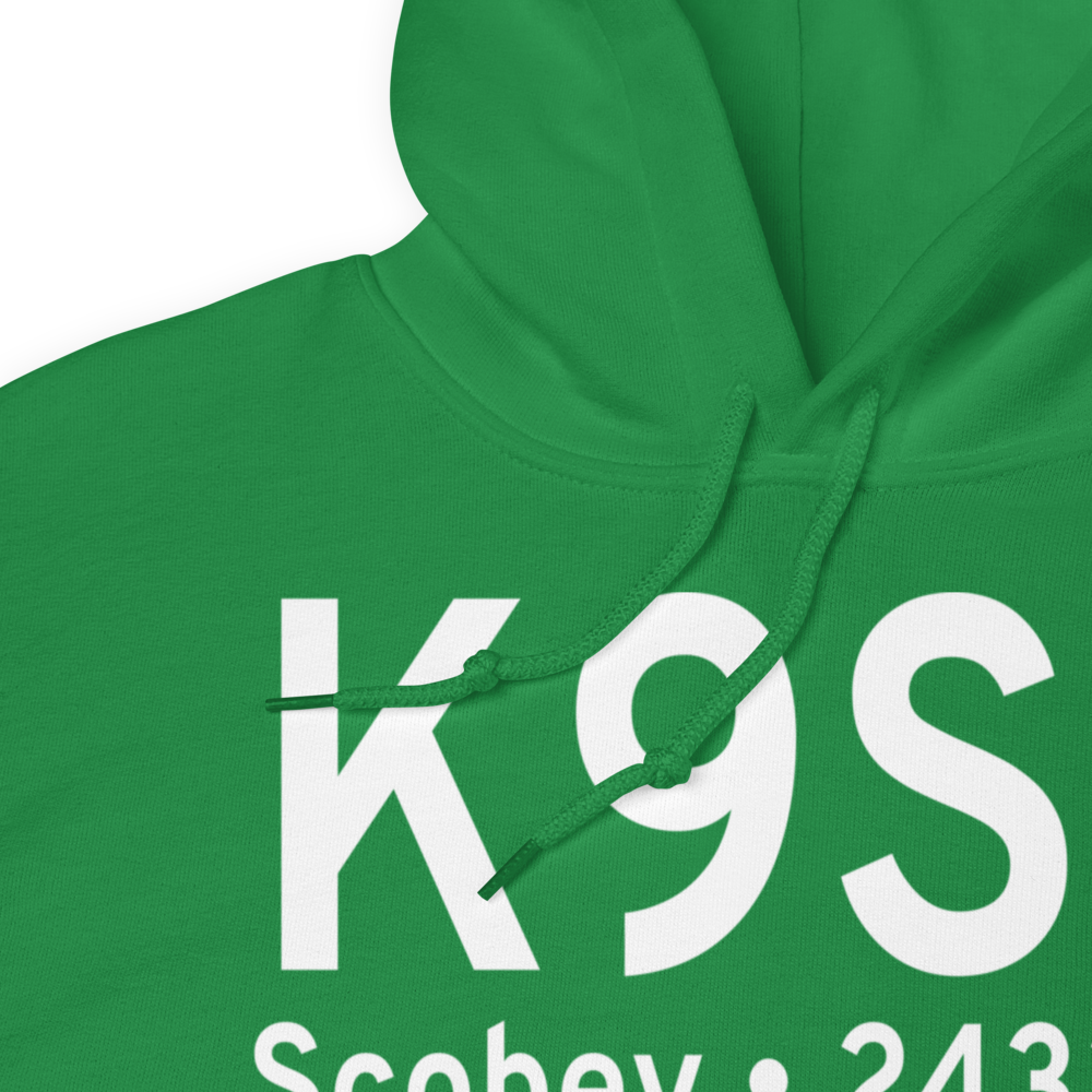 Scobey Airport (K9S2) ICAO Hoodie Sweatshirt 