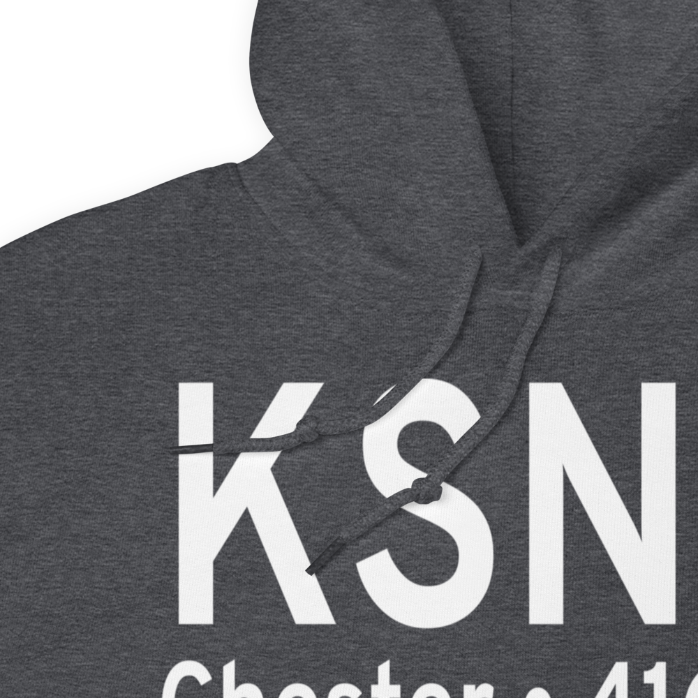 Chester Airport (KSNC) ICAO Hoodie Sweatshirt 