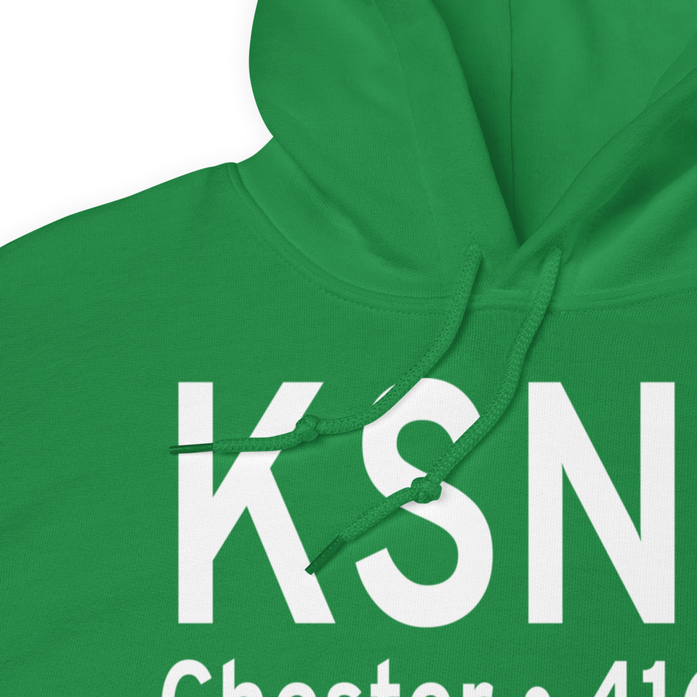 Chester Airport (KSNC) ICAO Hoodie Sweatshirt 