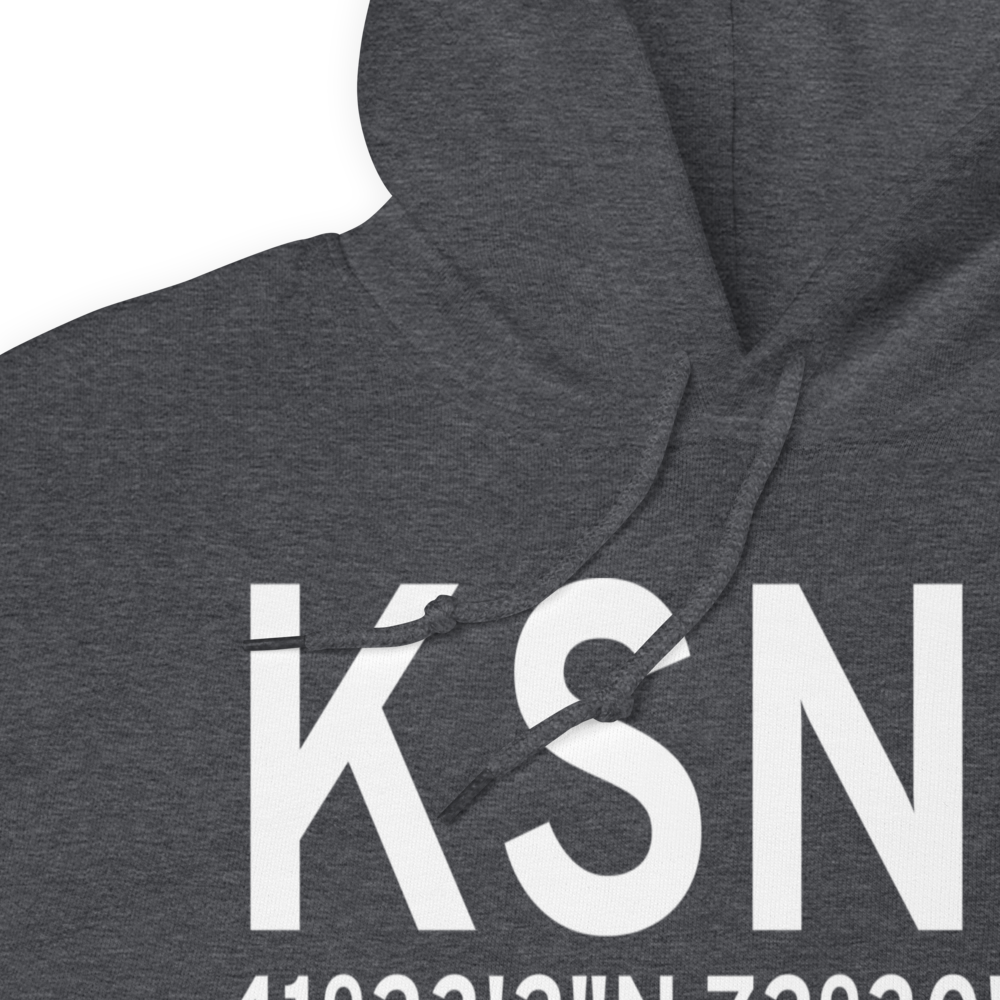 Chester Airport (KSNC) ICAO Hoodie Sweatshirt 