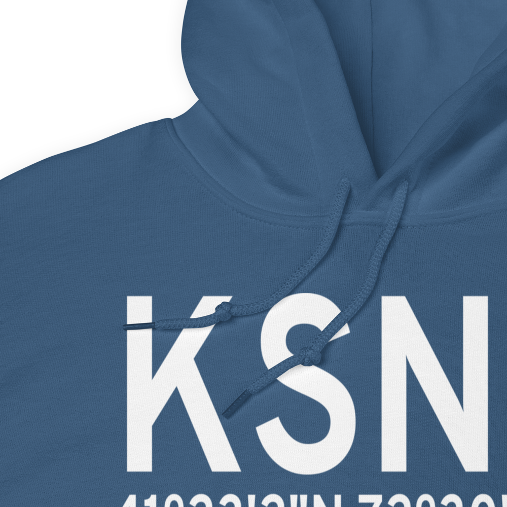 Chester Airport (KSNC) ICAO Hoodie Sweatshirt 